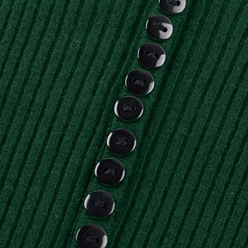 Ženski džemper prsluk dugme V-izrez dugih rukava dno dno košulje džemper košulje proljetni džemperi 2022