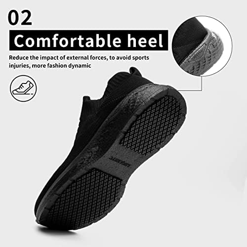 LMQLZHYC Women ' s slip Resistant Work Shoes Food Service Shoes Chef Shoes Nursing Shoes walking Shoes