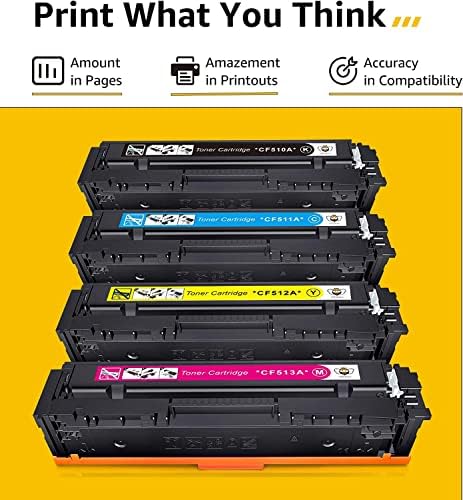 Cmybabee kompatibilan Toner za zamjenu za HP 204A CF510A CF511A CF512A CF513A M180nw M180n M154a M154nw Color Pro Printer