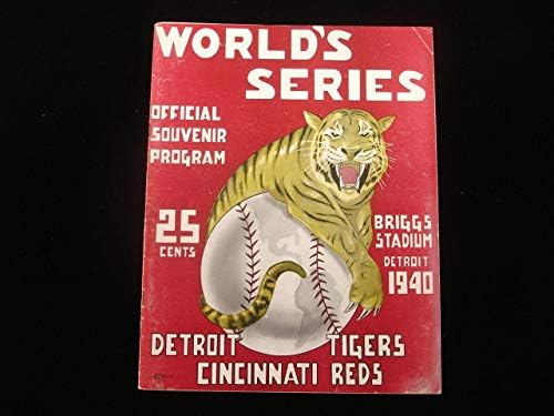 1940. Program World Series Detroit Tigers vs. Cincinnati Reds - MLB programi