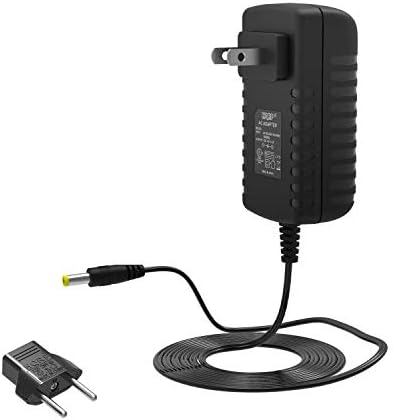 HQRP AC Adapter kompatibilan sa NordicTrack Audio-Rider R400 ciklus vježbanja NTEX41963 NTEX41962 NTEX41961 NTEX41960 831.216730 831.216731 831.216732 kabl za napajanje [UL naveden] + Euro Plug Adapter