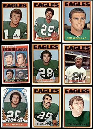 1972 TOPPS Philadelphia Eagles Team set Philadelphia Eagles VG + Eagles