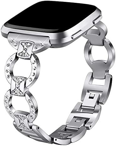 Metalne trake za Apple Watch Band narukvice 38mm 40mm 42mm 44mm, zamjenski pojasevi sa dijamantnim remen za rezanje remena za ručne pojaseve za Apple Watch bend serije 4/3/1 bend, žene