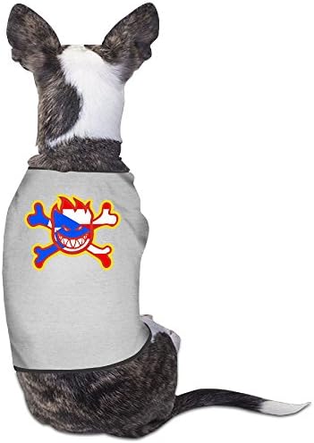 Puppy Pet Puerto Rico Mekana jednostavna odjeća za kratki rukav za pse velike sive