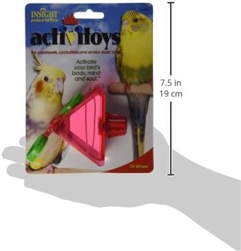 JW PET COMPANY Activity Točak s nagibom Mala igračka ptica, boje variraju