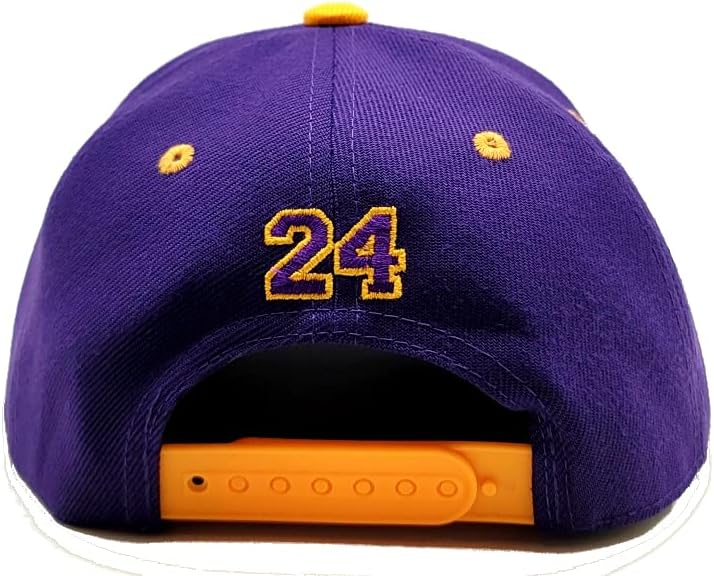 Los Angeles Youth Toddler Legend New Kobe 24 Mamba Purple Gold Era Snapback Hat Cap
